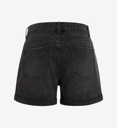 Product image for 'Women's Mom-Fit Jeans Shorts Destroyed Look'