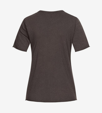 Product image for 'Women's T-Shirt Revolt Print with Rolled Hem Edges Phantom'