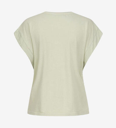 Product image for 'Women's V-Neck T-Shirt with Cuffed Sleeves'