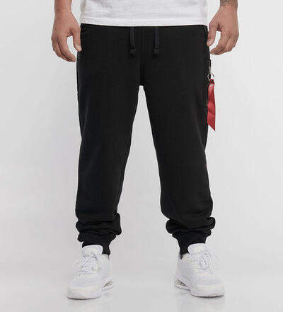 Product image for 'Men's X-Fit Cargo Jogging Pants 4-Pockets Wide Ribbed Cuffs Black'
