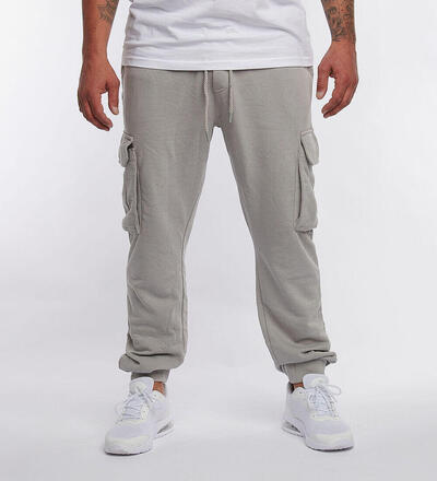 Product image for 'Men's Cargo Sweat Pants 6-Pockets Drawstring Closure & Ribbed Trimming'