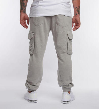 Product image for 'Men's Cargo Sweat Pants 6-Pockets Drawstring Closure & Ribbed Trimming'