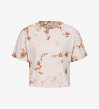 Product image for 'Women's Cropped T-Shirt Tie Dye Colour-Gradient Print'